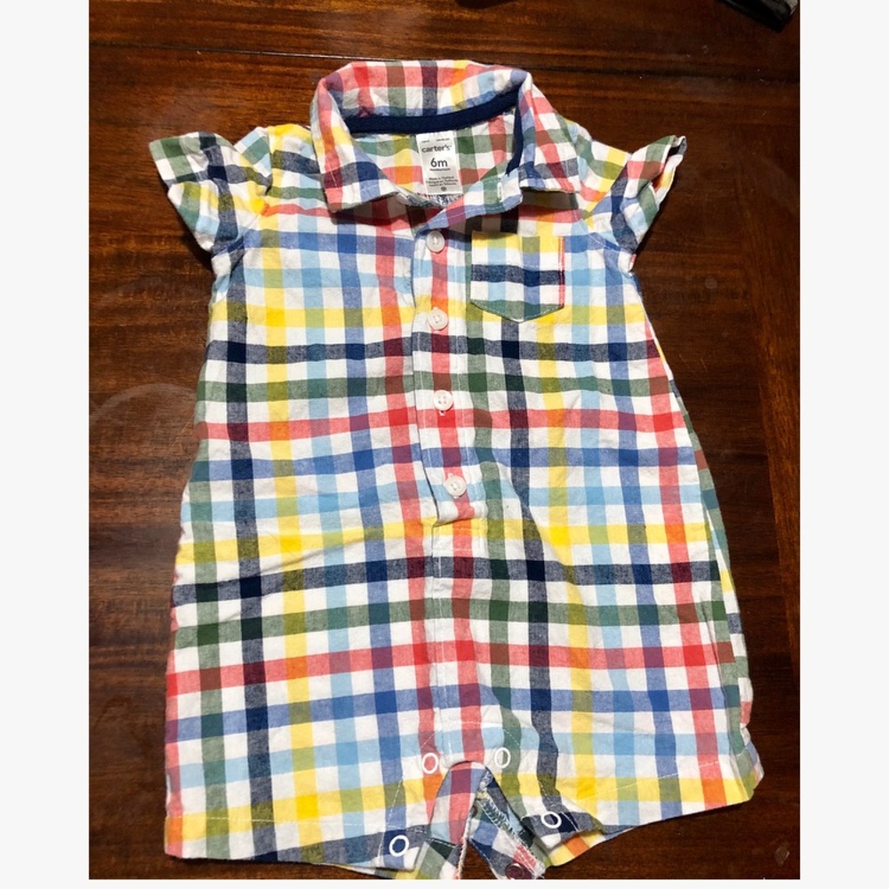 6 month baby boy romper